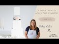 Clear Tier Tutorial Part 5 - How to add flowers to your cake design with an acrylic cake separator