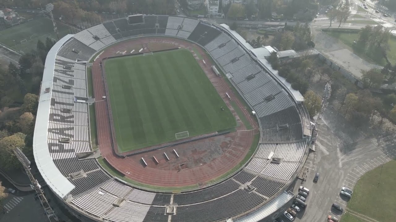 Stadion FK Partizan Dron video 2022
