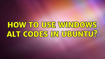 Ubuntu: How to use Windows Alt codes in Ubuntu?