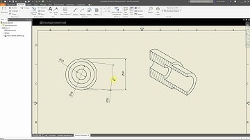 #CADin60Seconds - Converting diameter dimension to linear in Autodesk Inventor Drawing Easy Tutorial