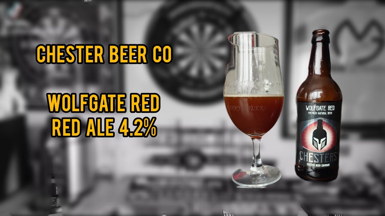 Wolfgate red red ale 4.2% - Chester beer company - review No. 1341