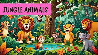 LEARN ANIMAL NAMES THROUGH SONGS with Lyrics educational 2024