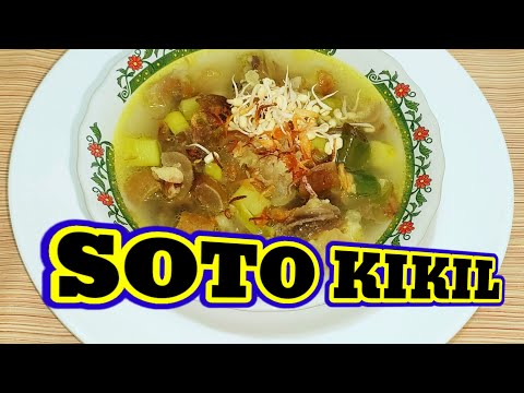 Resep Soto Kikil Sapi Bening