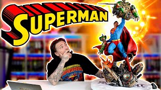 SUPERMAN Classic 1:4 Scale Statue Unboxing & Review | XM Studios