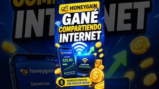 Instala Honeygain y Gana Dinero Compartiendo Internet #Honeygain#GanarDineroOnline#IngresosPasivos