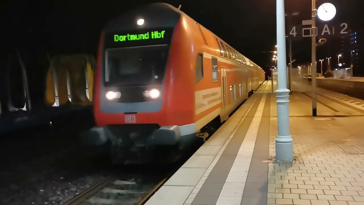 CentralBahn AG - NRW RE 11 Ersatzzug Soest nach Dortmund Hbf - Einfahrt in Unna