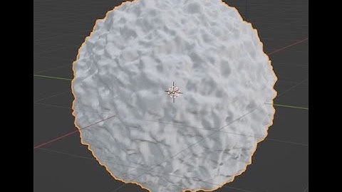 How To Create Realistic Snowball in Blender