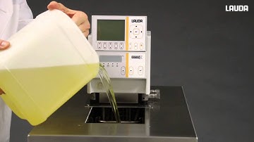 LAUDA Proline Edition X - Filling and emptying heat transfer liquid