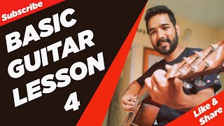 Basic Guitar Lesson 4 for Beginners in (Hindi) by Basic Guitar Lesson 4 for Beginners in (Hindi) by
