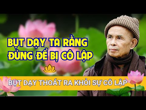 BỤT DẠY ĐỪNG ĐỂ BỊ CÔ LẬP HÓA_Thương yêu theo Phương pháp Bụt dạy_Thiền sư Thích Nhất Hạnh