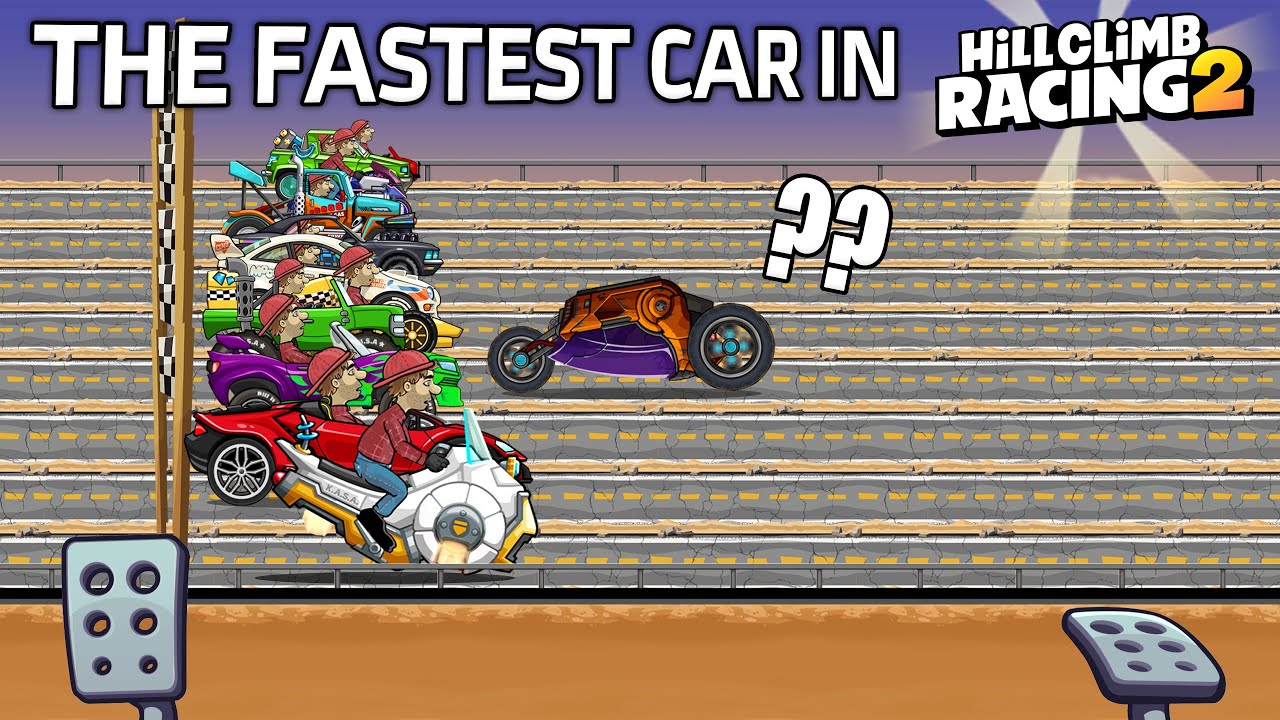 Hill Climb Racing 2 - THE FASTEST CAR in the game (Speed Test) | GamePlay
