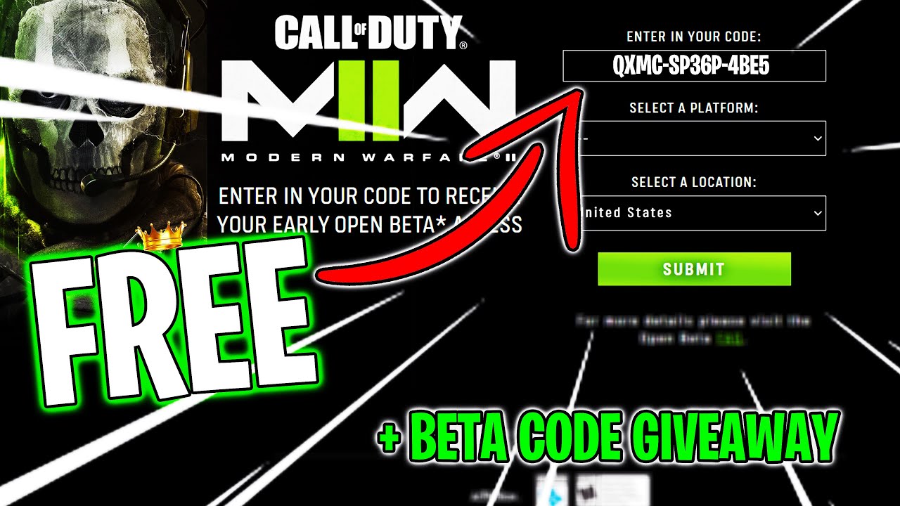 How to get and redeem MW3 beta codes 