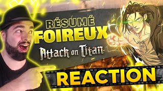 LIVE REACTION RÉSUMÉ FOIREUX SHINGEKI NO KYOJIN SAISON 4 ! [redif live Twitch]