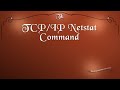 Network Tools : TCP\IP Netstat Network Command-Line Utility