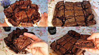 براونيز كيك،كيكة البراونيز بالككاو بدون شوكولاته الطعم الأصلي اللذيذ Brownies cake without chocolate