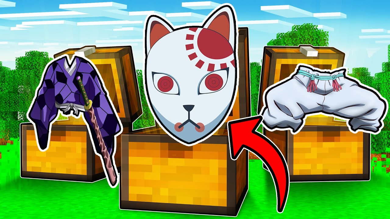 We Chose BREATHING STYLES Based on CLOTHING from DEMON SLAYER and then BATTLED in MINECRAFT!