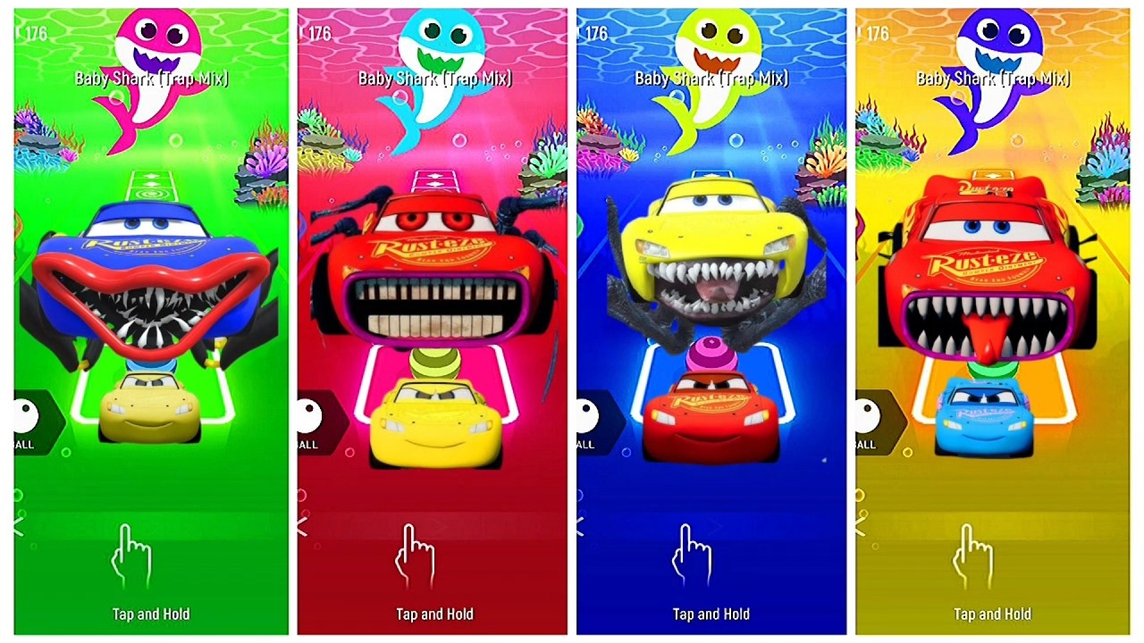 ⭐ Lightning McQueen - Coffin Dance Song (COVER) Tiles Hop EDM Rush