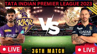 Royal Challengers Bangalore vs Kolkata Knight Riders, 36th Match - Live Cricket Score, Commentary |