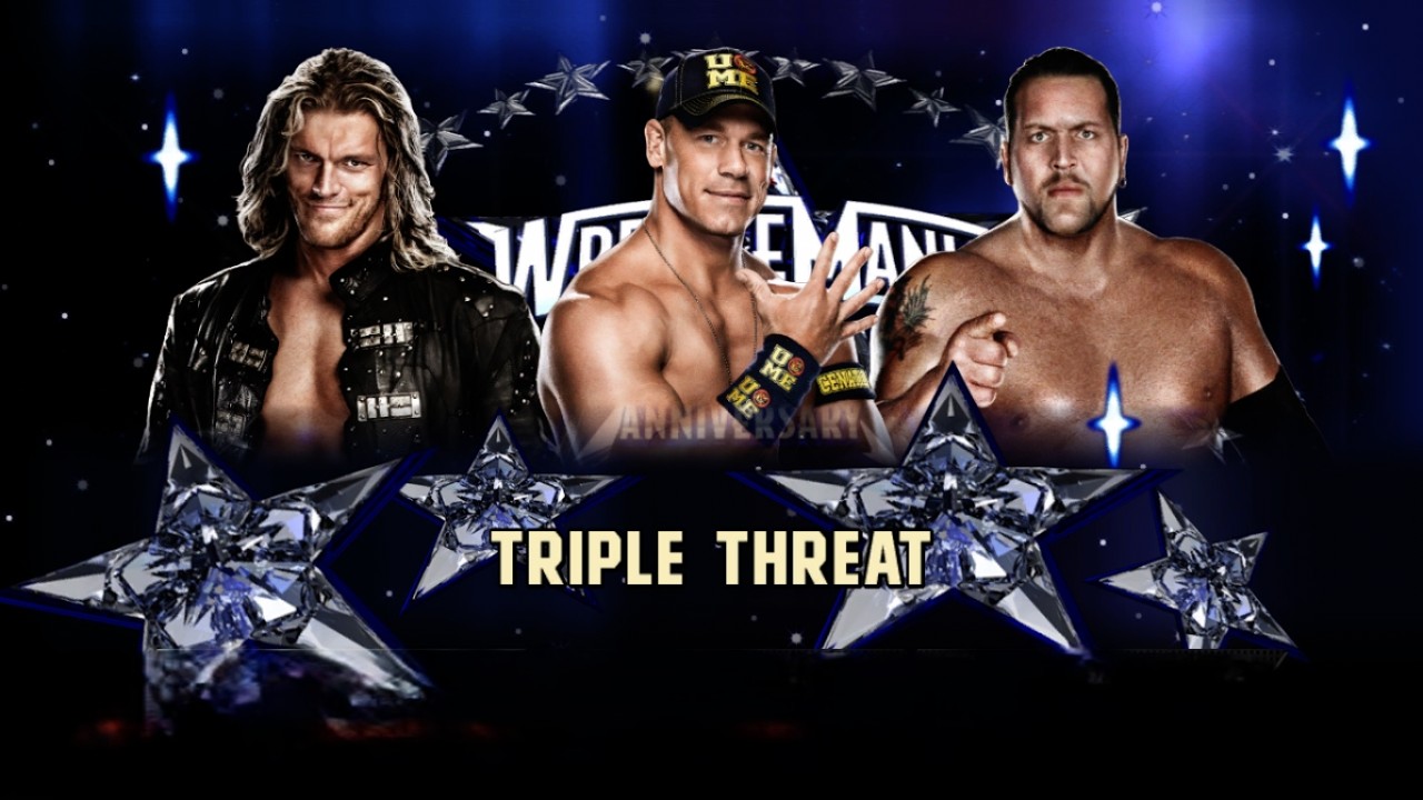 Wwe 2K14:30 Years of WrestleMania # 34 Edge vs John Cena vs Big Show (WrestleMania 25)