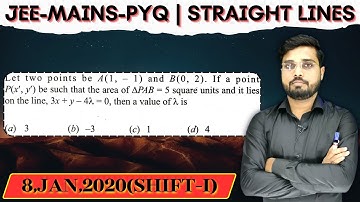 Let two points be A(1, 1) and B(0, 2). If a point P(x