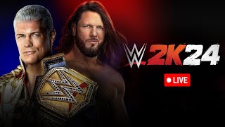 Live 🔴 | WWE 2K24 | Playing Full Backlash 2024 Match Card🔥