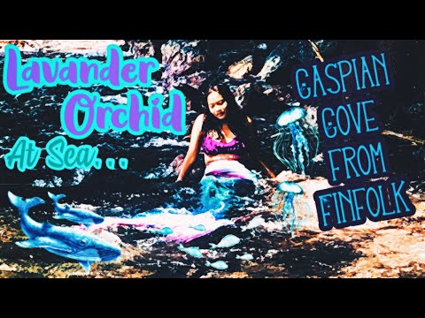 Swimming in my Lavander Orchid out at SEA!!! (Caspian Cove from FinFolk)