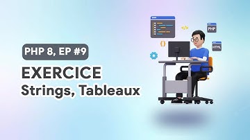 PHP 8 Pour débutants #9 Exercice sur les Tableaux et Strings Tuto français #web #php