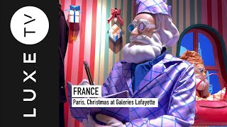 Paris, Christmas at Galeries Lafayette