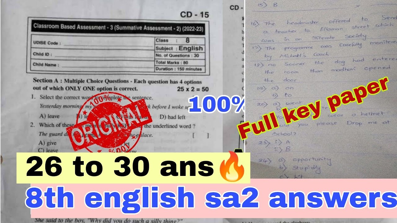 8th English Cba3 Sa2 Question Paper 2023 Answer Key ap Class 8th 8th-english-cba3-sa2-question-paper-2023-answer-key-ap-class-8th