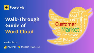 Word Cloud Visual (Step by Step Tutorial)