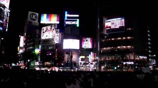 DSCF8228渋谷フォーエバー21前に青森ねぶた2011.AVI