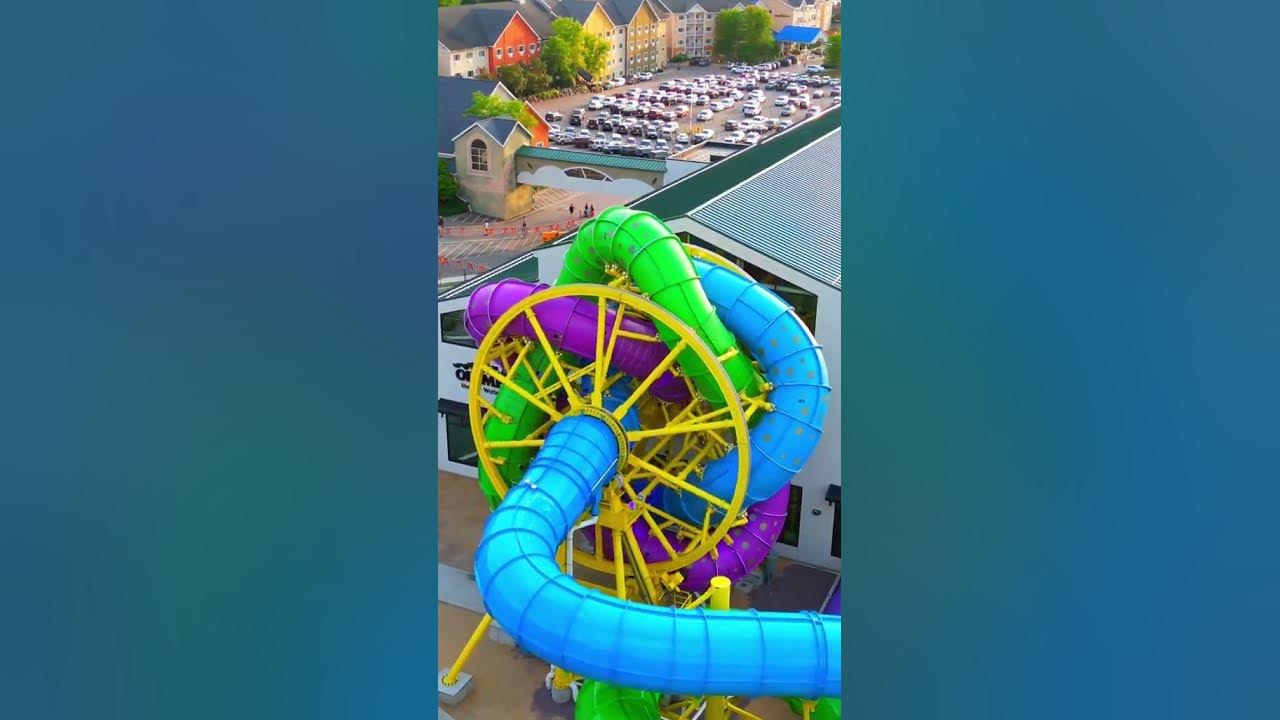 America’s first rotating water slide! 🤯