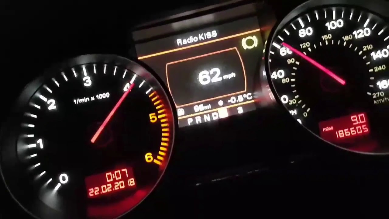 Audi A8 3.0 TDI acceleration 0 - 240 km/h - YouTube