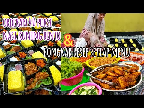 Nasi Kuning Bento Ayam Crispy
