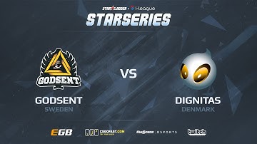 [EN] dignitas vs Godsent, map 1 dust2, SL i-League StarSeries S2 Finals