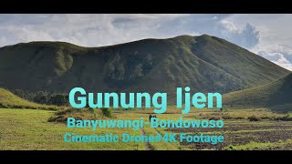 GUNUNG IJEN BANYUWANGI-BONDOWOSO. FOOTAGE CINEMATIC DRONE-4K MJXB12EIS | IJEN GEOPARK