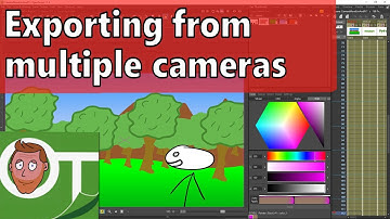 Exporting from multiple cameras - OpenToonz Tutorial