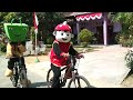 COSPLAY BoBoiBoy & Adu Du SANTAI NAIK SEPEDA - Lagu Instrument TANAH AIR