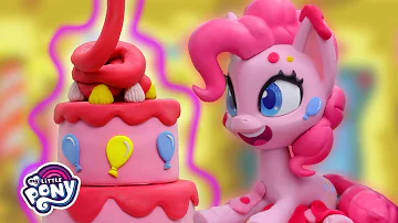 Stop Motion | Pat a Cake with Pinkie Pie | Cake