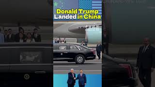 Trump lands in China 2026