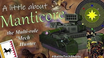 A little about BATTLETECH - Manticore, the Multi-role 