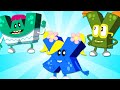 Alphabet Monsters: W X Y Z | ABC Monsters | Learn English Alphabet | Video for Kids | ABC Cartoons