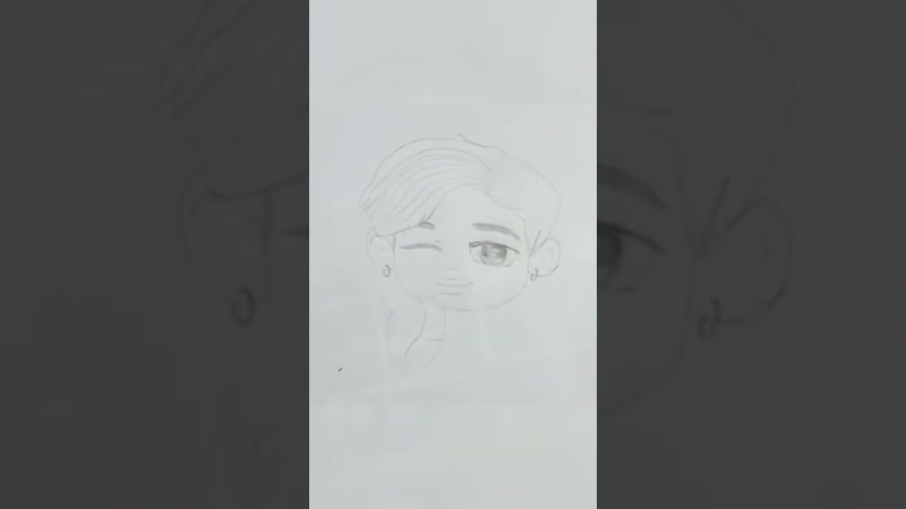 how to draw a bts V 