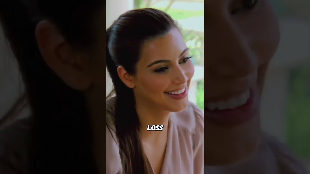 No wonder Kim Kardashian always wears wigs. 