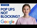 How to Block Pop Ups in Google Chrome