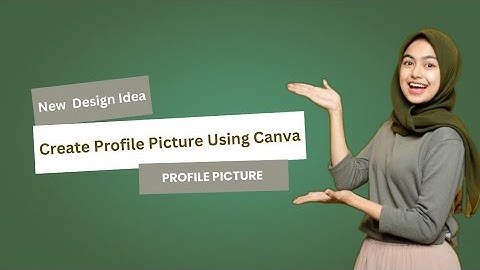 How to create A social media profile picture using canva💻✌️| Canva design tutorial