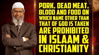 Pork, Dead Meat, Blood and Food on which Name other than that of God is taken are Prohibited in ...