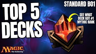 Top 5 Mythic Standard Best of One Decks | MTG Arena Metagame Guide #mtg