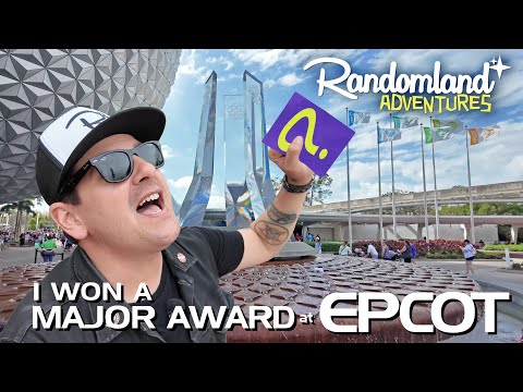 I WON A MAJOR AWARD AT EPCOT!