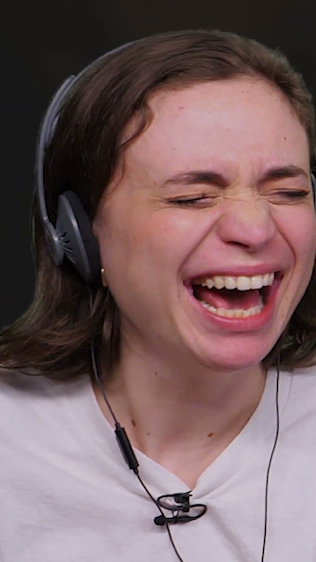 She's never laughed this hard before